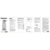 Cuisinart CCO-55 Series manual cover