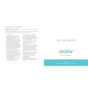 Sony Koov manual cover