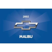 Chevrolet Malibu 2002 manual cover