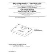 Whirlpool WVU57UC6FS Hood manual cover