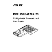 ASUS MCC-25G-41202-2S Server manual cover