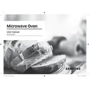 Samsung MG11T5018CW Microwave manual cover