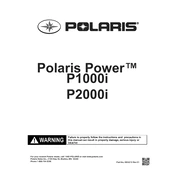 Polaris P1000i, P2000i manual cover