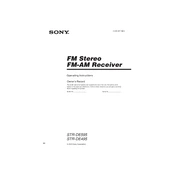 Sony STR-DE495 manual cover