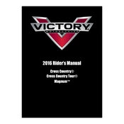 Polaris Victory Cross Country Tour Magnum manual cover