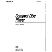 Sony CDP-C312M manual cover