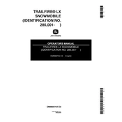 John Deere Trailfire LX manual cover