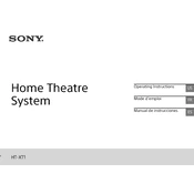 Sony HT-XT1 manual cover