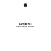 Apple Earphones with Remote and Mic manual cover