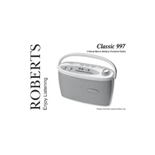 Roberts Classic 997 Analogue 2010 manual cover