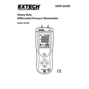 Flir Extech HD700 Manometer manual cover