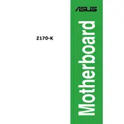 ASUS Z170-K Motherboard manual cover