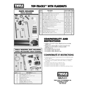 Thule Top-Tracks manual cover