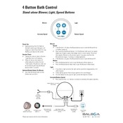 Balboa 4 Button Bath Control manual cover