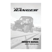 Polaris Ranger XP 1000 Northstar Edition manual cover