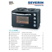 Severin TO 2074 Oven manual cover