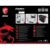 MSI Codex manual cover