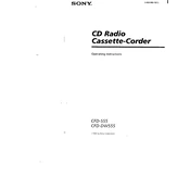 Sony CFD-555 manual cover