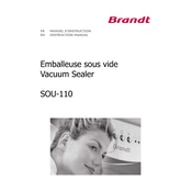 Brandt SOU-110 Sealer manual cover