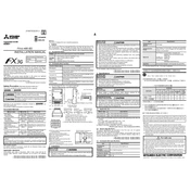 Mitsubishi Electric FX3G 485 BD manual cover