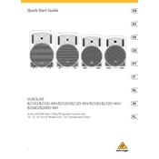 Behringer B208D manual cover