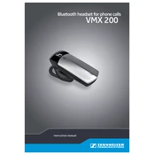 Sennheiser VMX 200 manual cover