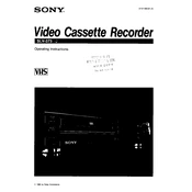 Sony SLV-373 manual cover