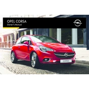 Opel Corsa 2015.5 manual cover