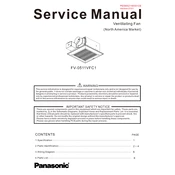 Panasonic FV-0511VFC1 manual cover