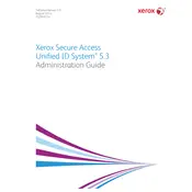 Xerox Secure Access Unified ID system Ver.5.3 Software manual cover