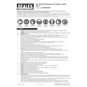 Sealey CP20VCHS Chainsaw manual cover