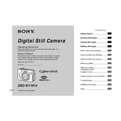 Sony DSC-W1 manual cover