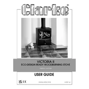 Clarke 6910108 Victoria 2 Eco-Design Ready Woodburning Stove manual cover