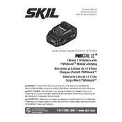 Skil BY519801 4.0AH Battery manual cover