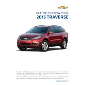 Chevrolet Traverse 2015 manual cover