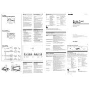 Sony XM-SD46X manual cover