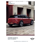 Mini Clubman 2022 manual cover