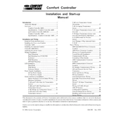 Carrier Comfort 1600 manual cover