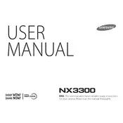 Samsung NX3300 Camera manual cover