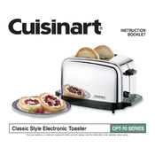 Cuisinart CPT-70 manual cover