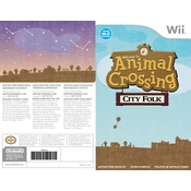 Nintendo Animal Crossing City Folk manual cover