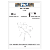 Brody B&M Chair 374741 manual cover