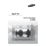 Samsung HL-T5055W TV manual cover