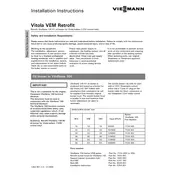 Viessmann Vitola VEM Retrofit Boiler manual cover