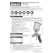 Sealey SG4.V4 Spray Gun manual cover