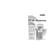 Casio DT-810 Data Collector manual cover