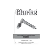 Clarke 6500232 RAD1 Right Angle Drill Attadchment manual cover