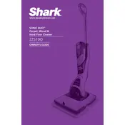 Shark SONIC DUO ZZ510Q Cleaner manual cover