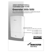 Worcester LPG 25Si 2009 Boiler manual cover