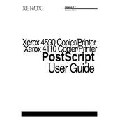 Xerox 4110 PostScript Printer manual cover